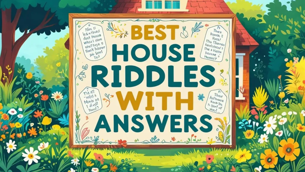 Best House Riddles With Answers